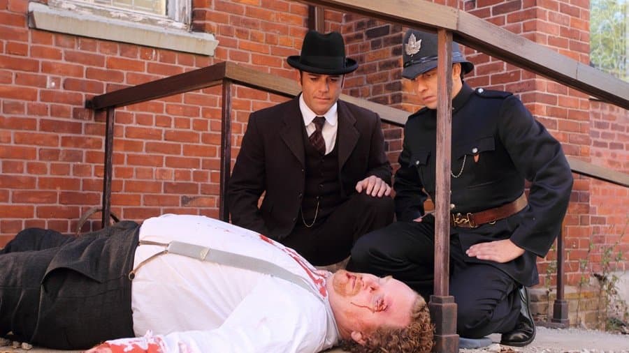 Still from Dial M for Murdoch