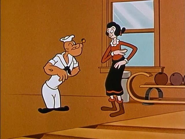 Still from Strikes, Spares, an' Spinach