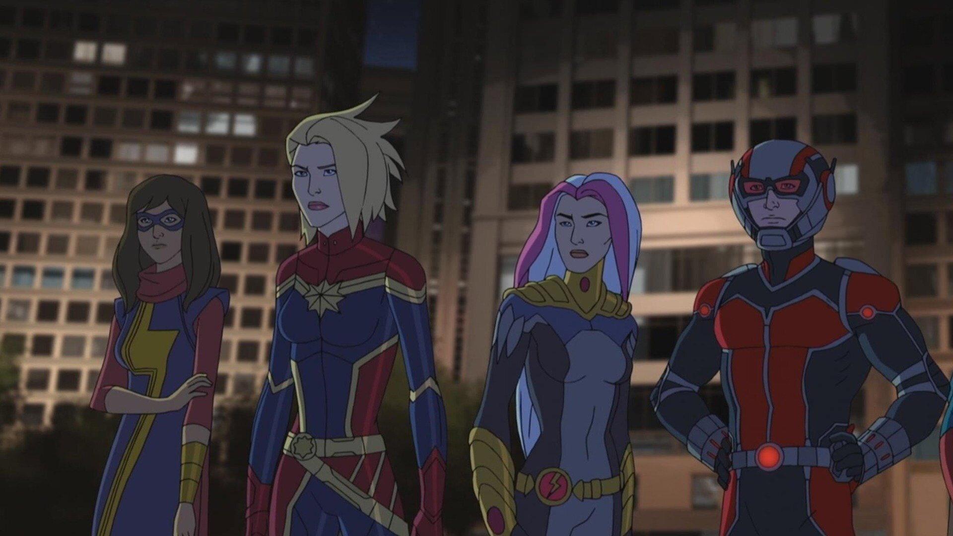 Still from Civil War (2): The Mighty Avengers