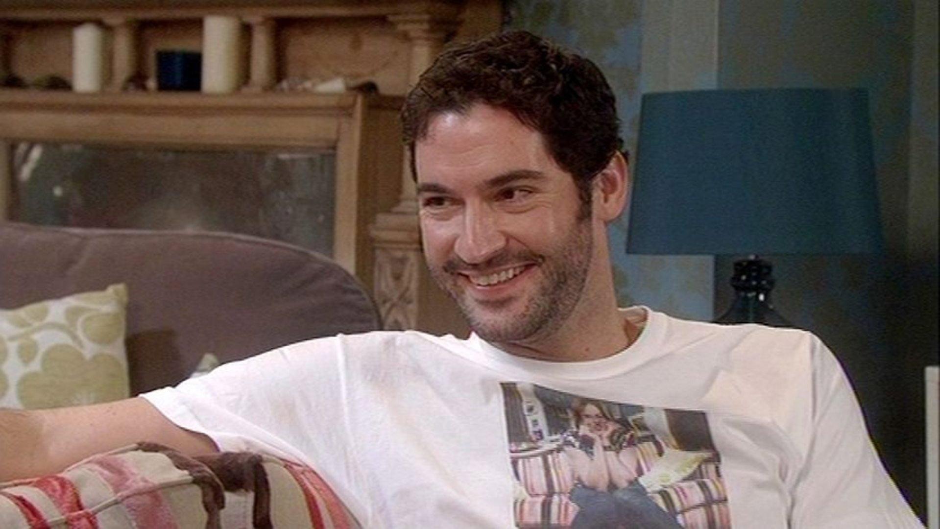 Still from Miranda Meets... Tom Ellis