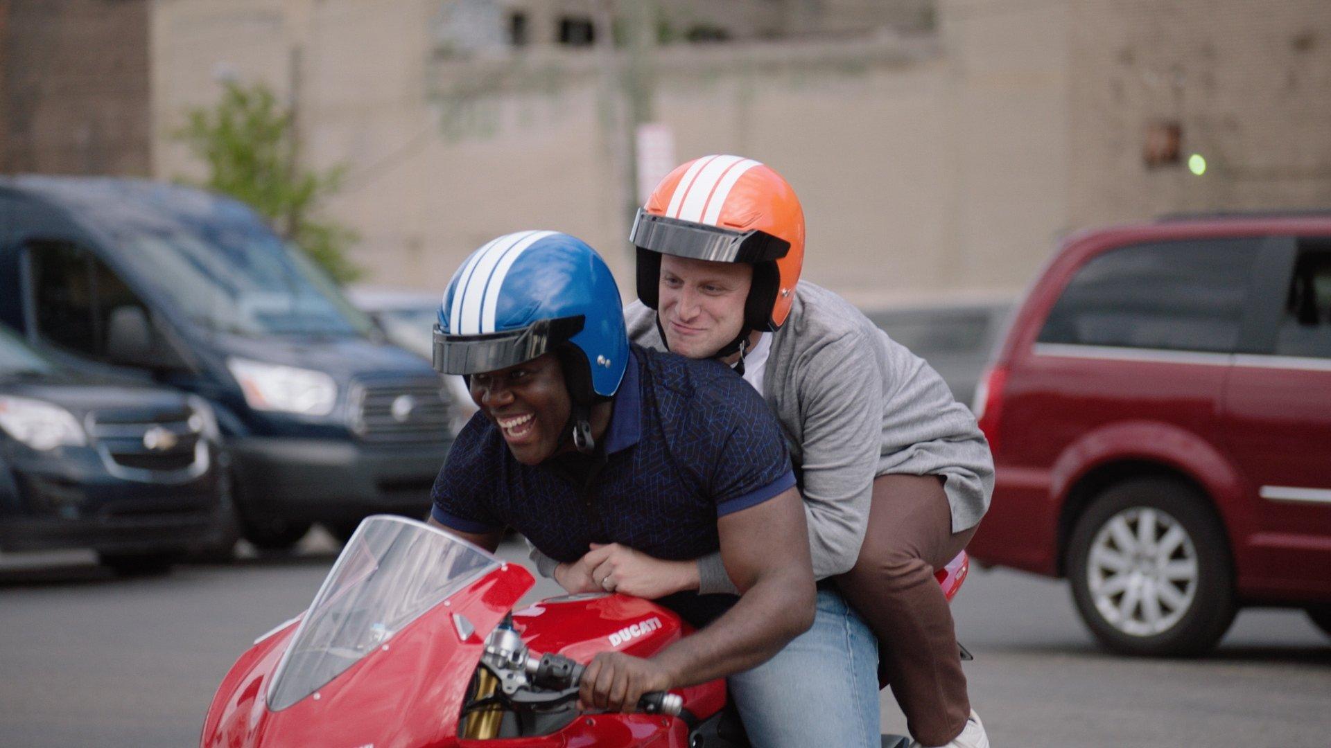 Still from Hog Riders