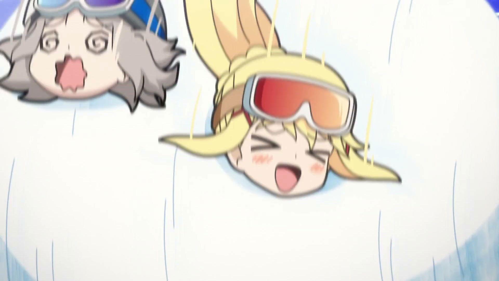 Still from Slip-Sliding! Ski Trip!