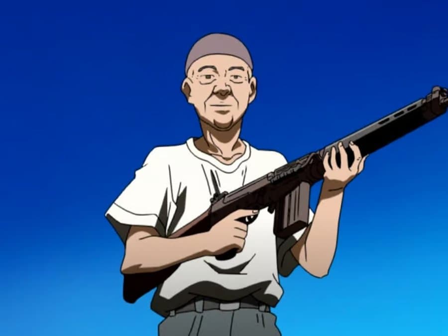 Still from Kosuna: Fully Automatic