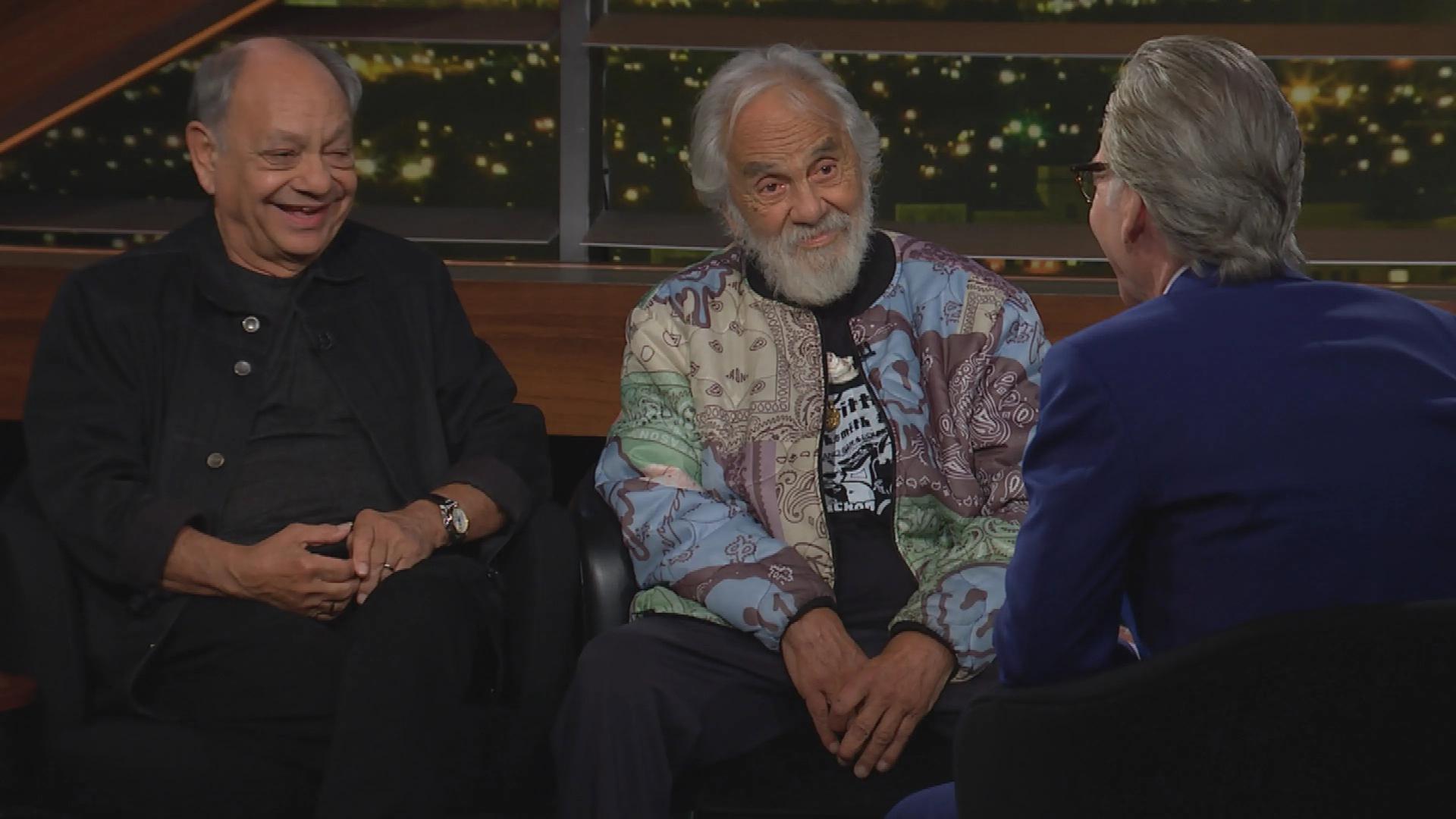 Still from May 2, 2025: Cheech Marin, Tommy Chong, Kara Swisher, Kevin McCarthy