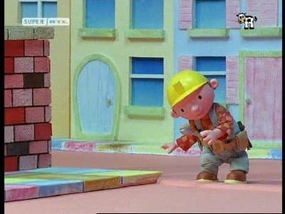 Still from Bob's Egg and Spoon Race