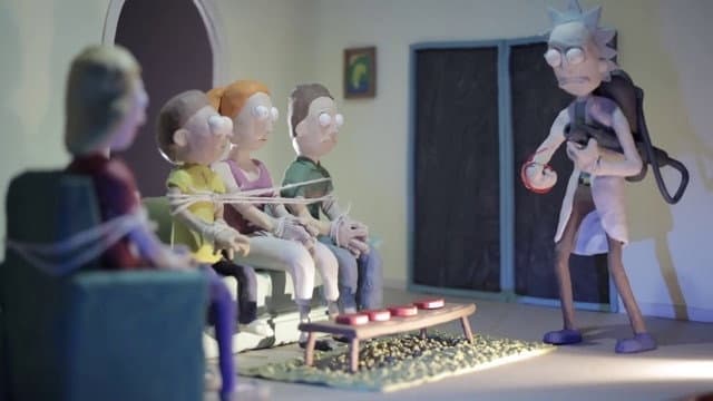 Still from Rick and Morty The Non-Canonical Adventures: The Thing