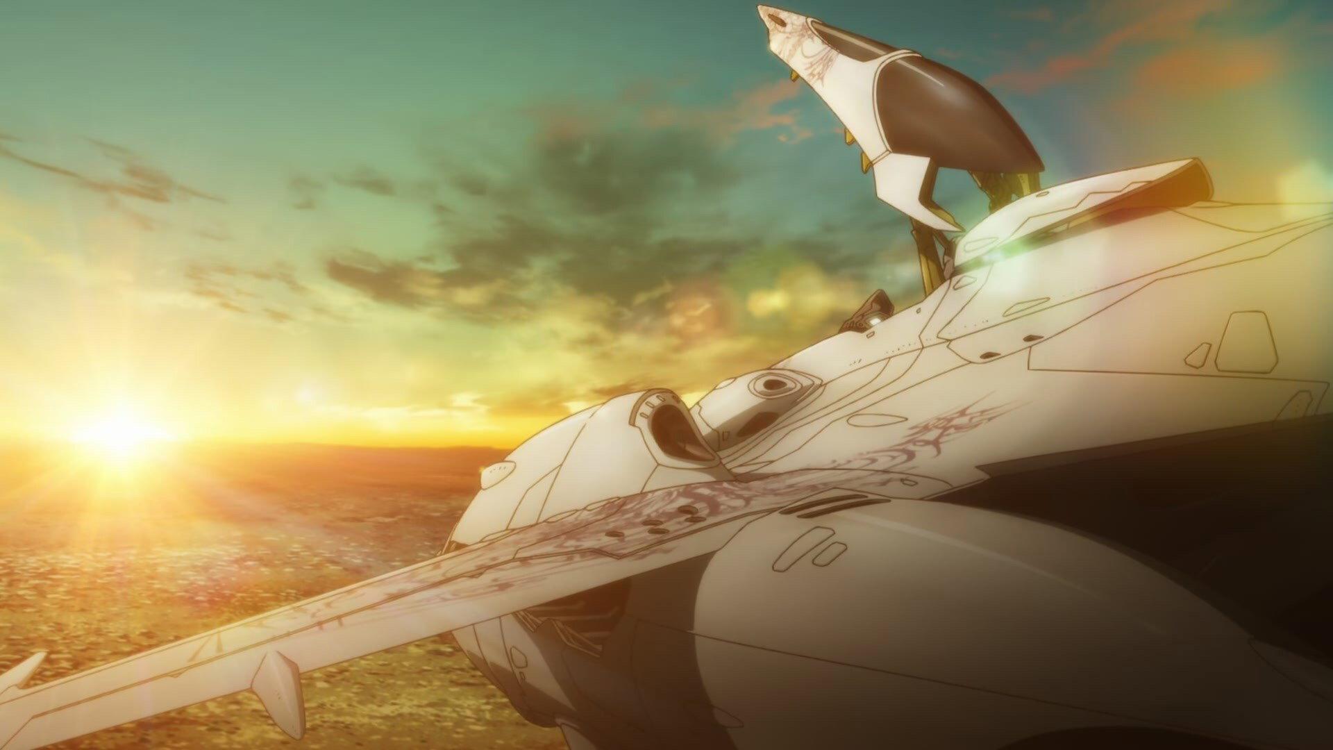 Still from The Beam of Light Flashes! / Radiance of the Wave Motion Gun