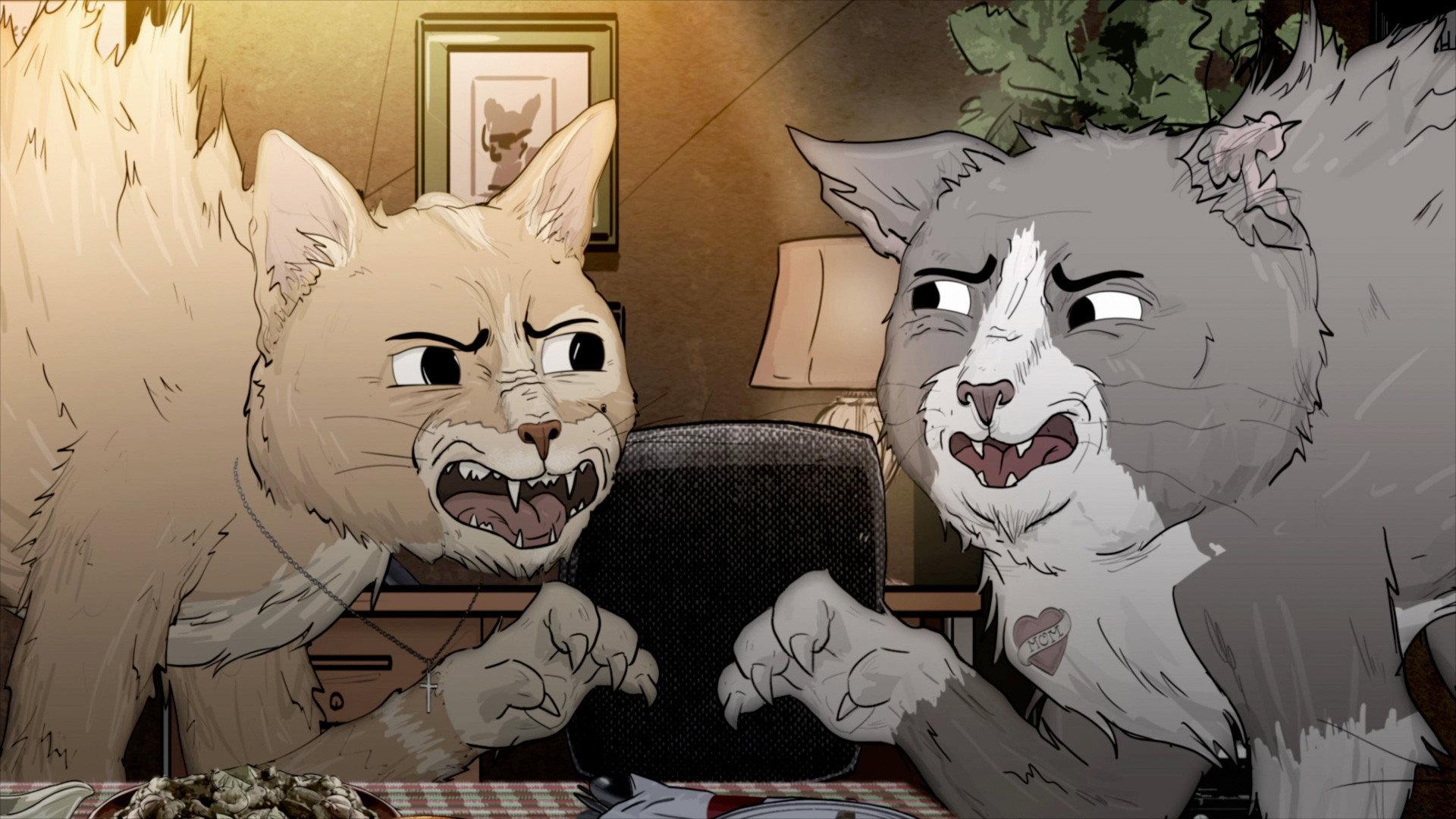 Still from Episode Eighteen: Cats Part 2.