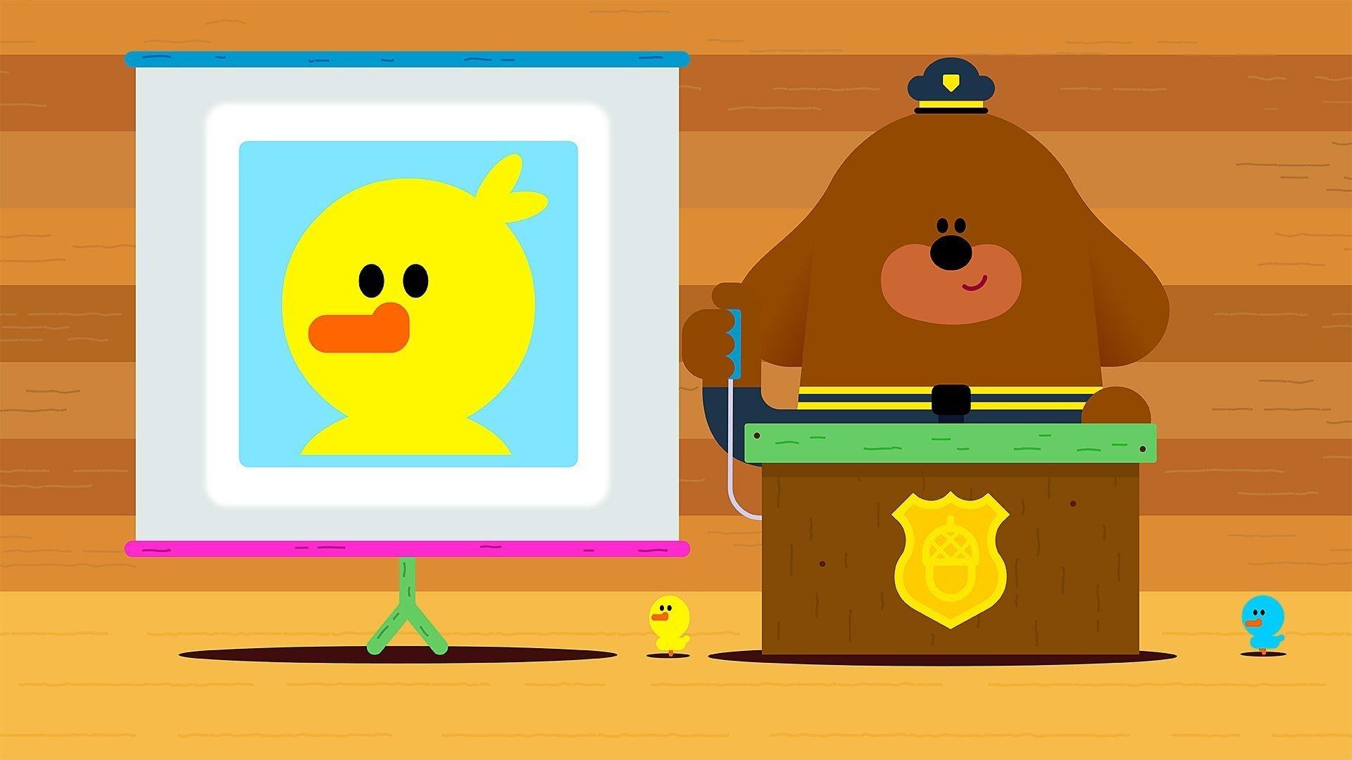 Still from The Duck Badge