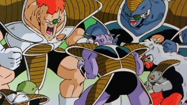 Still from First Up for the Ginyu Force! Guldo's Time Freeze!