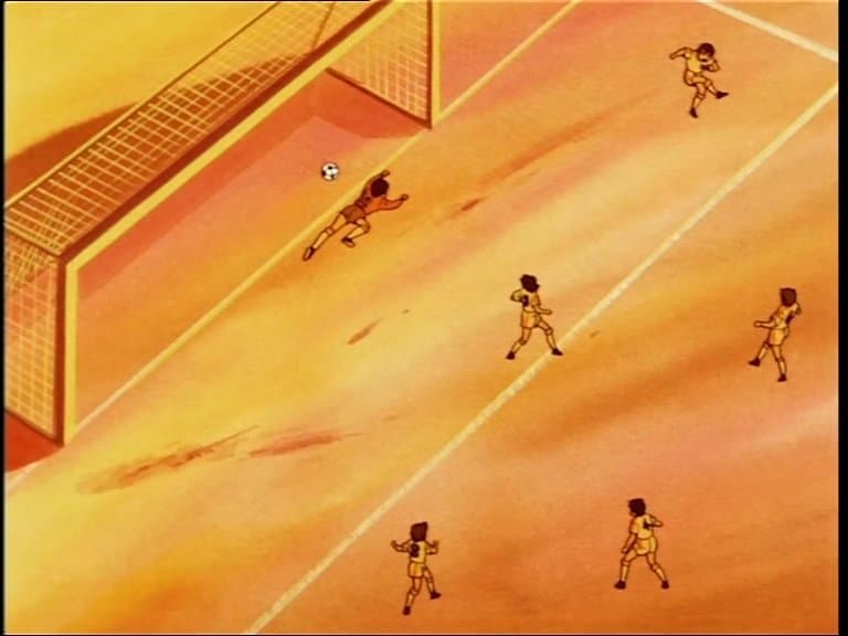 Still from Ryo shoots an Own Goal
