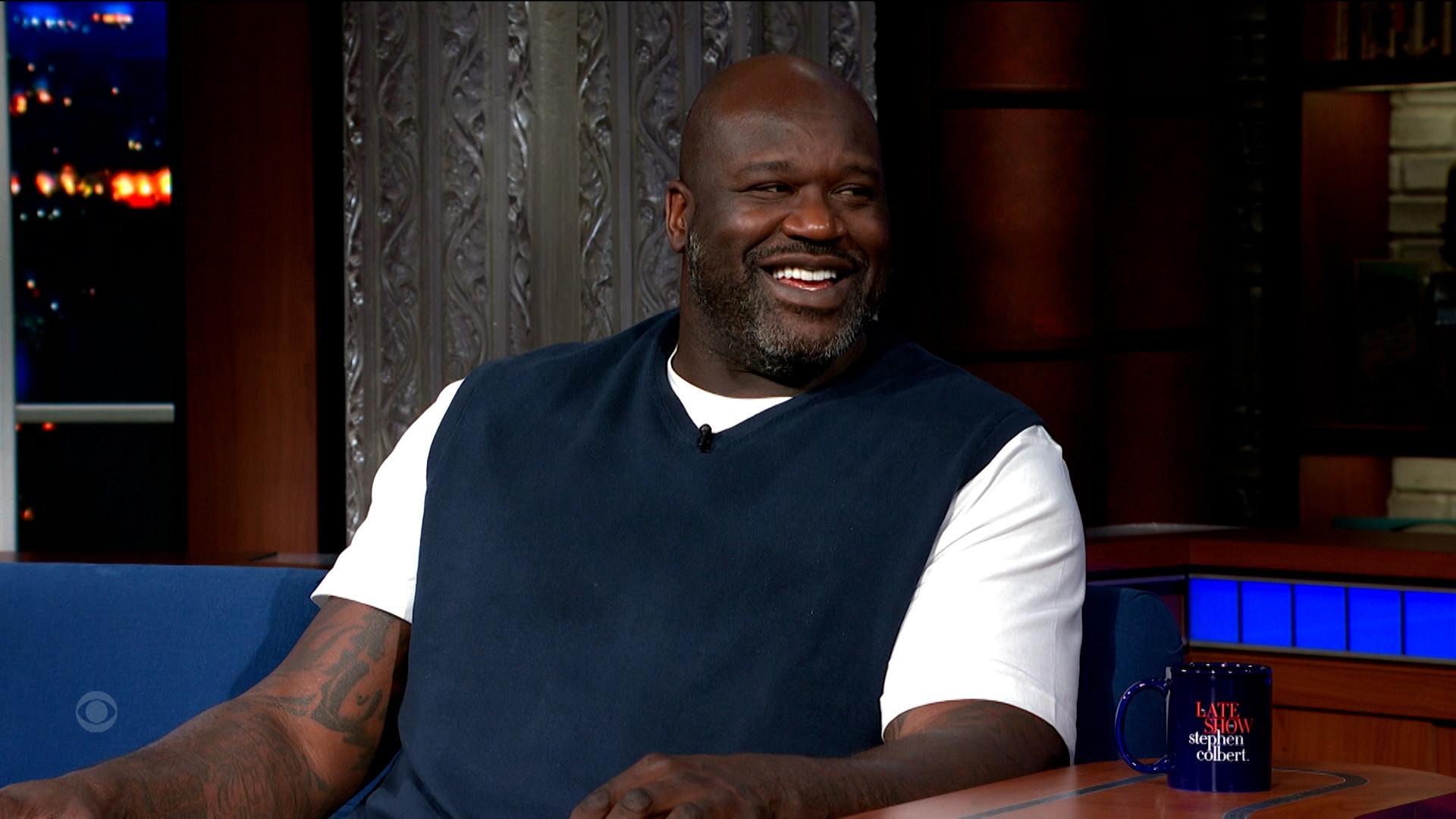 Still from Shaquille O'Neal, Mayim Bialik