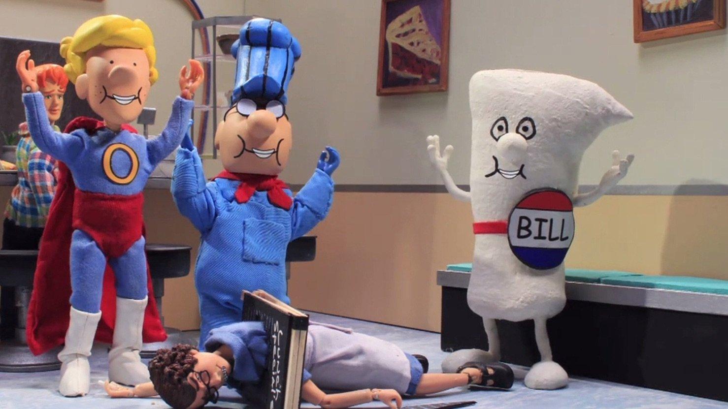 Still from Robot Fight Accident