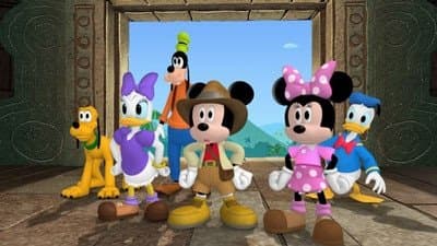 Still from Quest for the Crystal Mickey