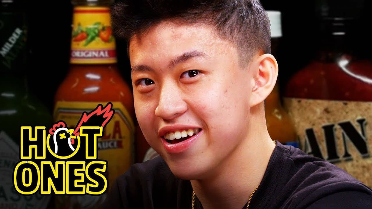 Still from Rich Brian Experiences Peak Bromance While Eating Spicy Wings