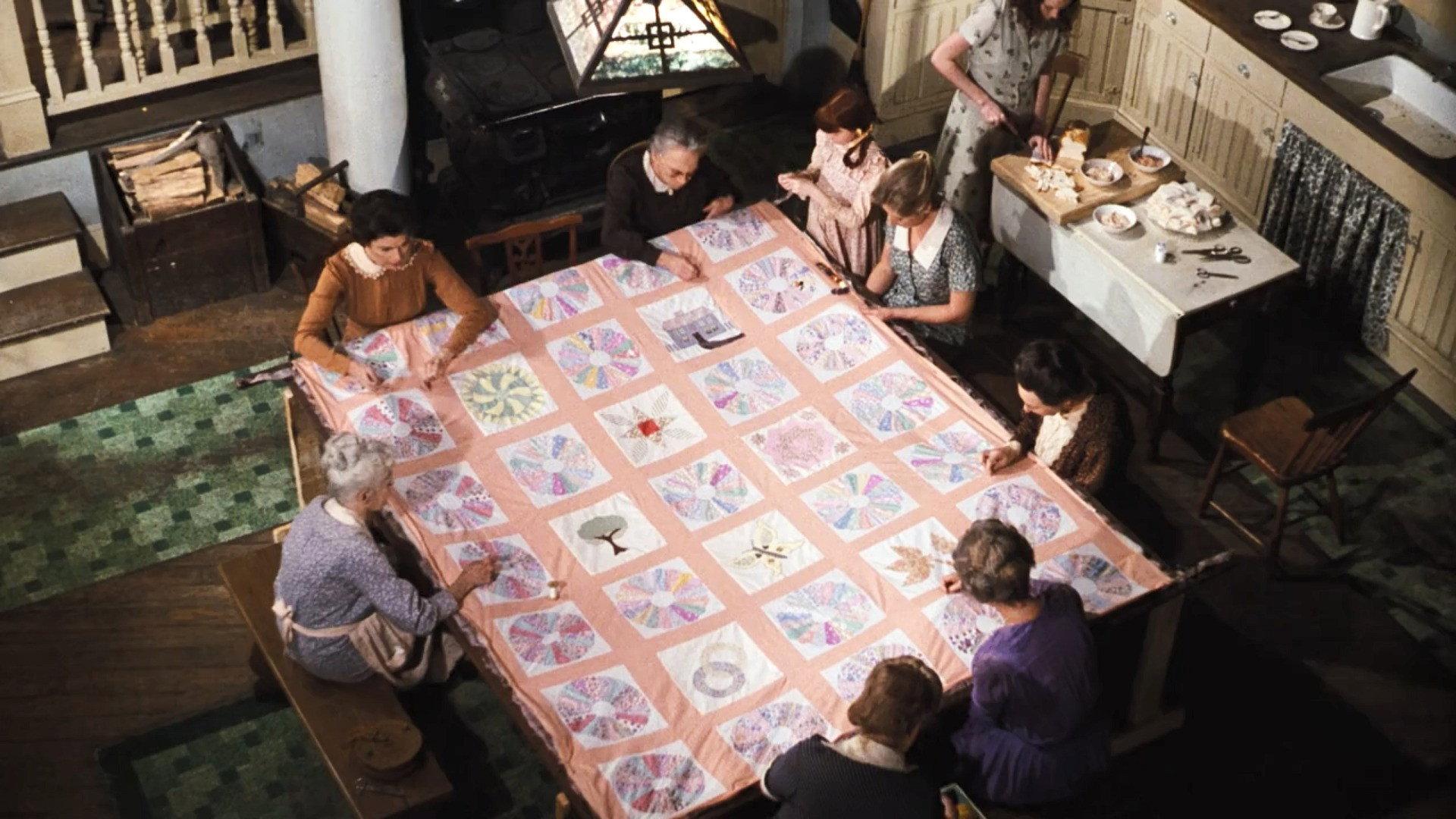 Still from The Quilting