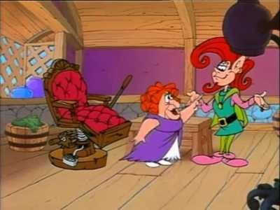 Still from Bungling Babysitters