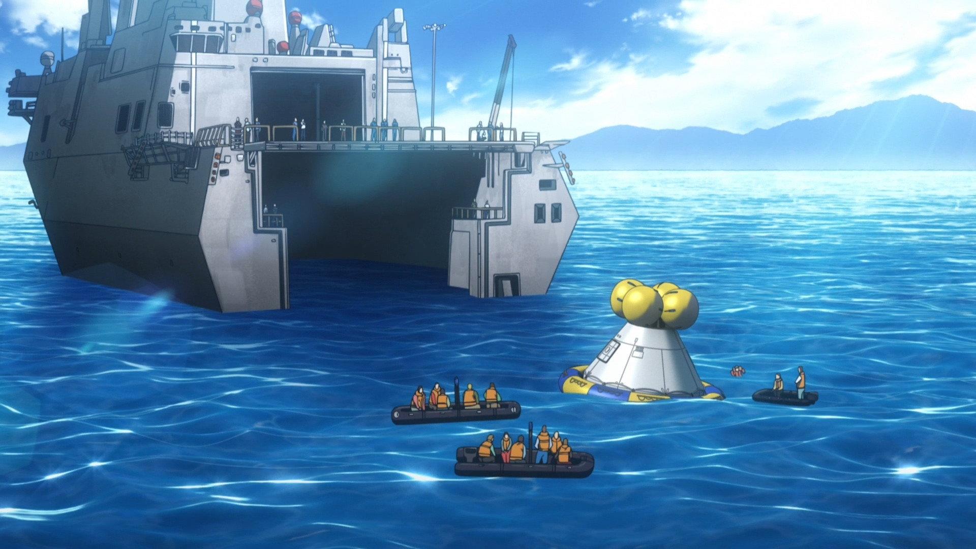 Still from Space Brothers: Number Zero
