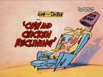 Still from Cow and Chicken Reclining