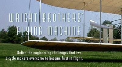 Still from Wright Brothers' Flying Machine