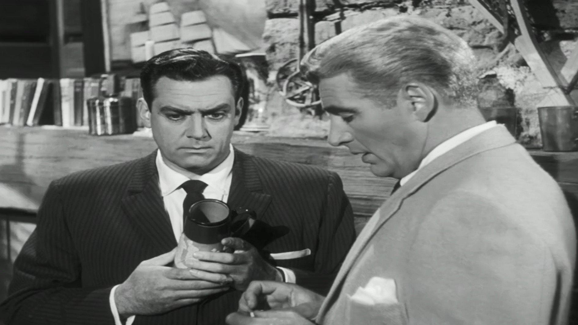 Still from The Case of the Buried Clock