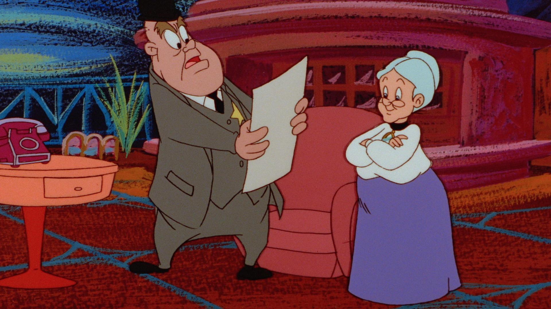Still from Feather Christmas