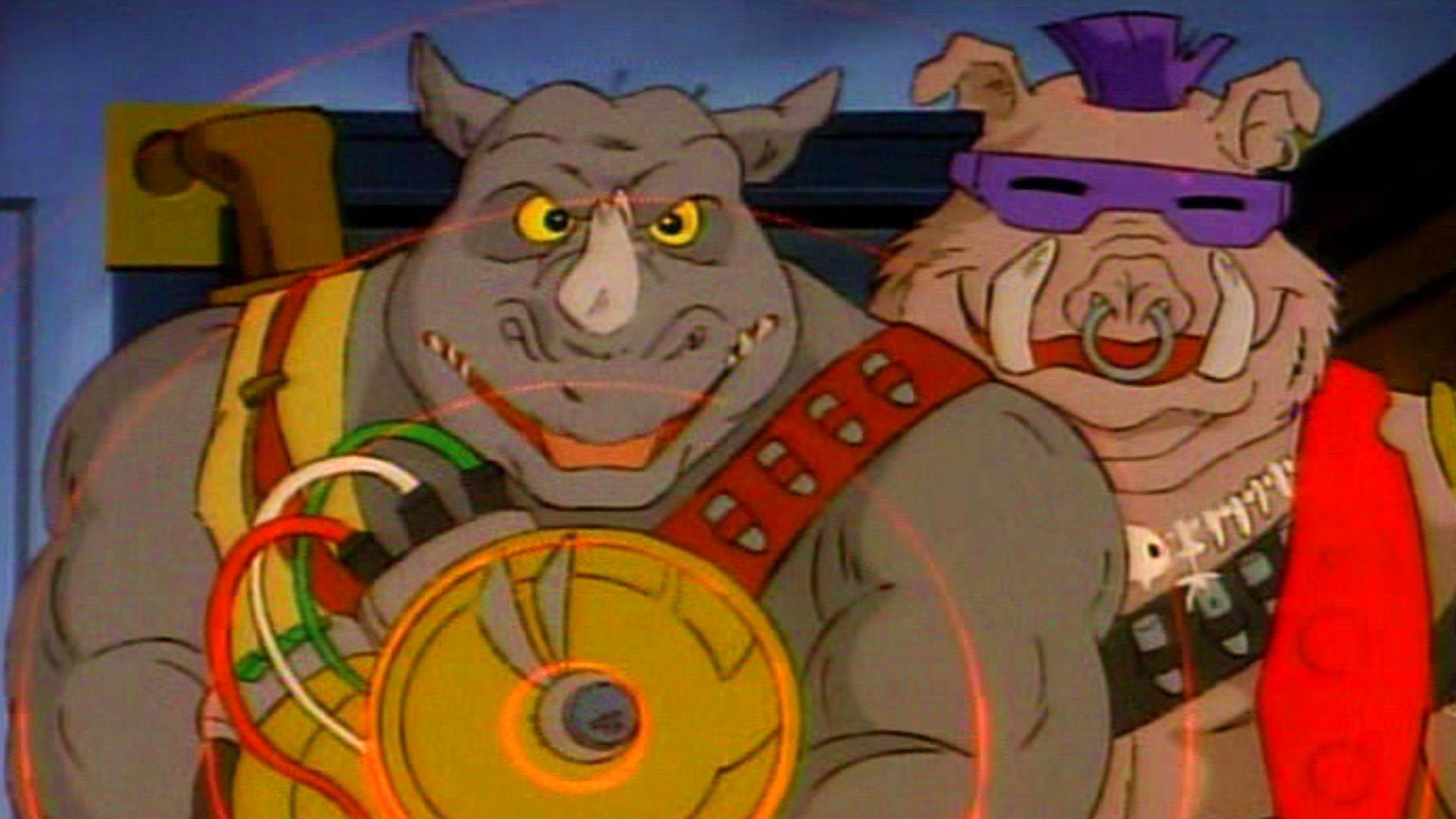Still from Bebop and Rocksteady Conquer the Universe
