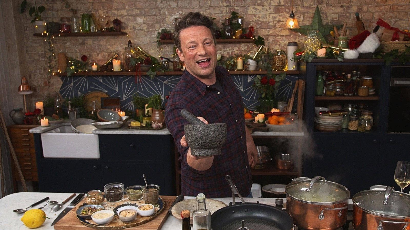 Still from Selena + Jamie Oliver