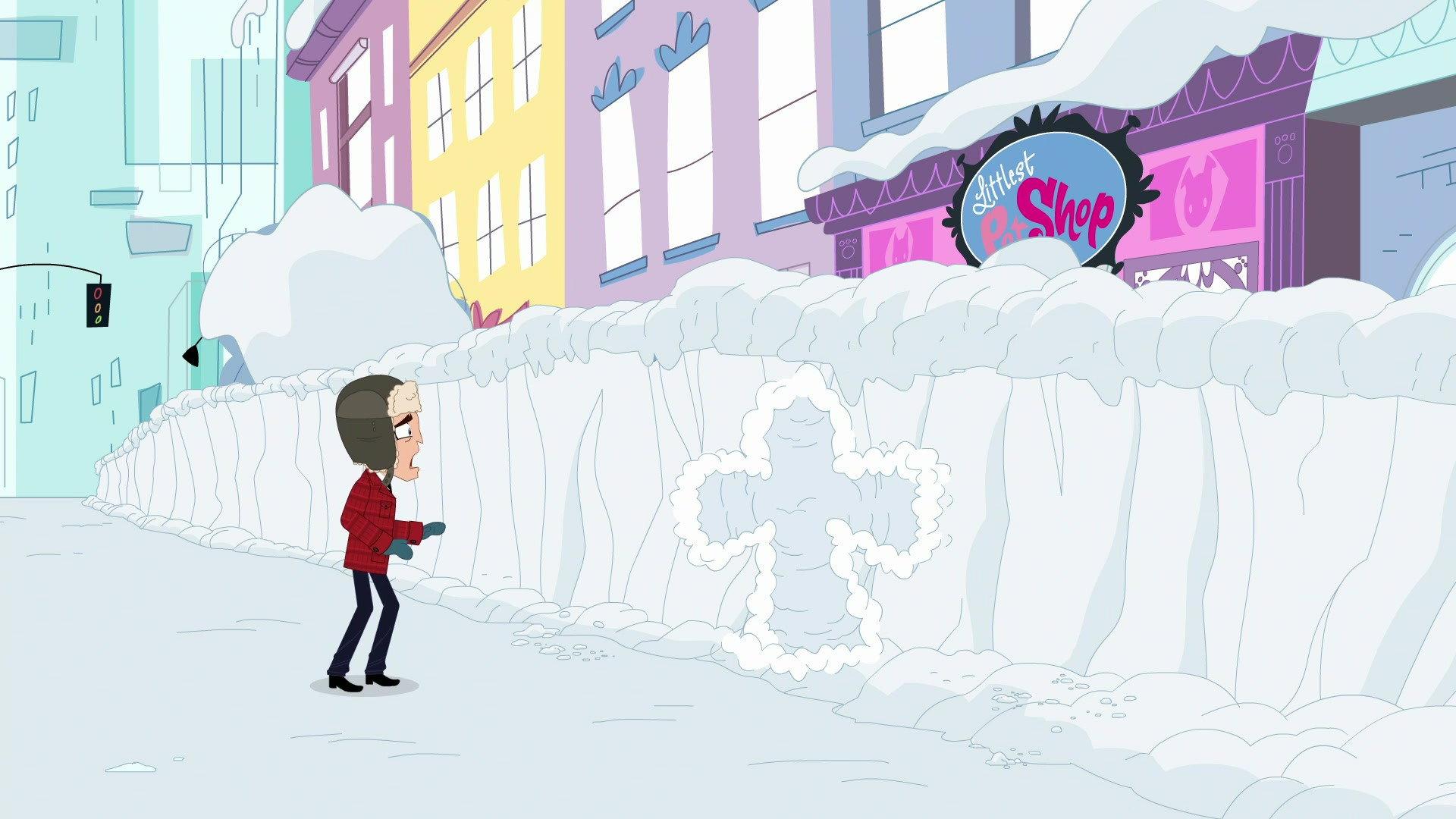 Still from Snow Stormin'