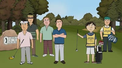 Still from The Caddy's Shack