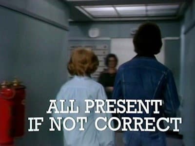 Still from All Present If Not Correct