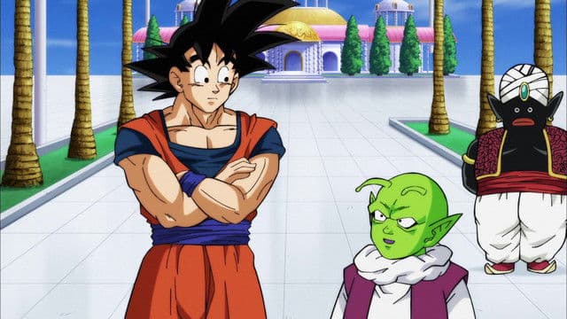 Still from First Time Exchanging Blows! Android 17 vs. Goku!!