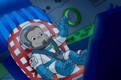 Still from Curious George's Rocket Ride