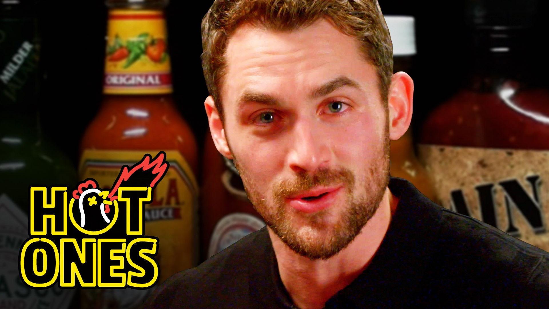 Still from Kevin Love Gets Dunked On by Spicy Wings