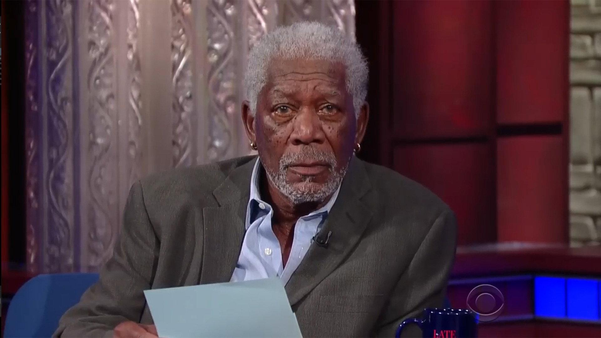 Still from Morgan Freeman, Ruth Wilson, Sean Murray
