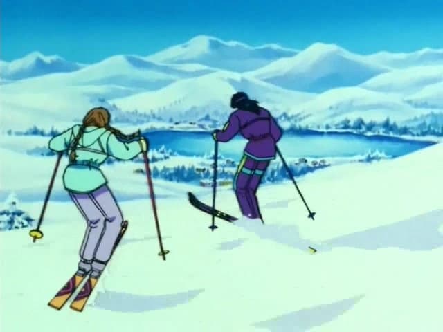 Still from Ski trip "I won't let you two be alone!"