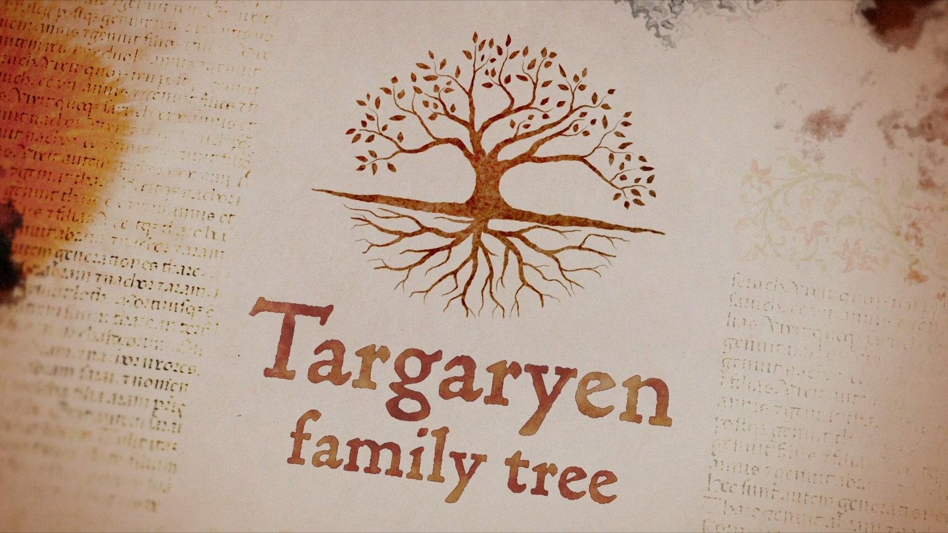 Still from Targaryen Family Tree