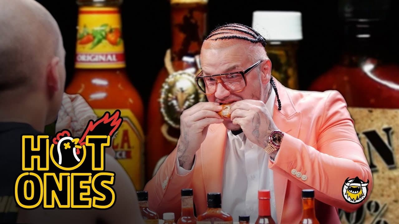 Still from Riff Raff Goes Full Burly Boy on Some Spicy Wings