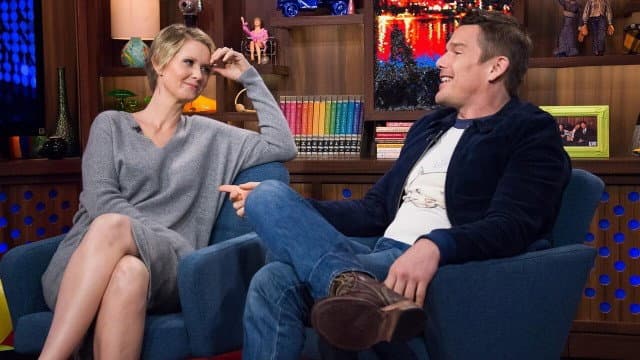 Still from Cynthia Nixon & Ethan Hawke