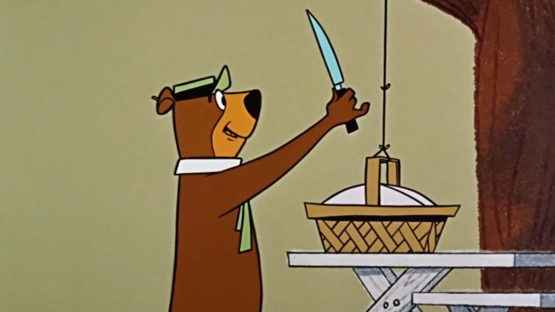 Still from Booby Trapped Bear