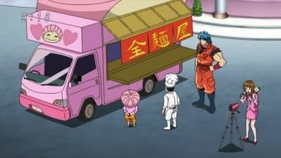Still from Showing His True Strength! Komatsu's Food Honor The Actual Food! The Phantasmal Noodles, 'Zenmen'