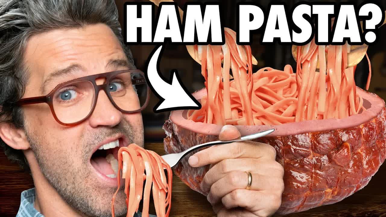 Still from What Was This Pasta Tossed In? (April Fools Prank)