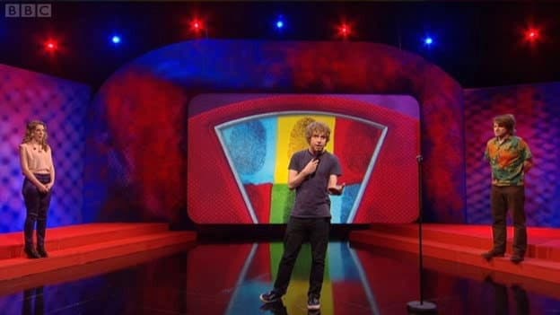Still from Milton Jones, Katherine Ryan, Josh Widdicombe