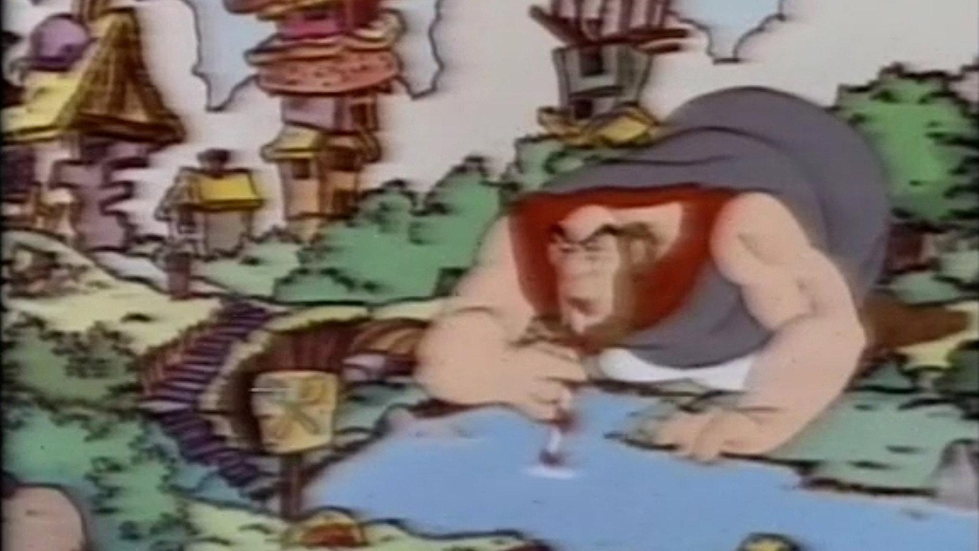 Still from The Unfriendly Giant