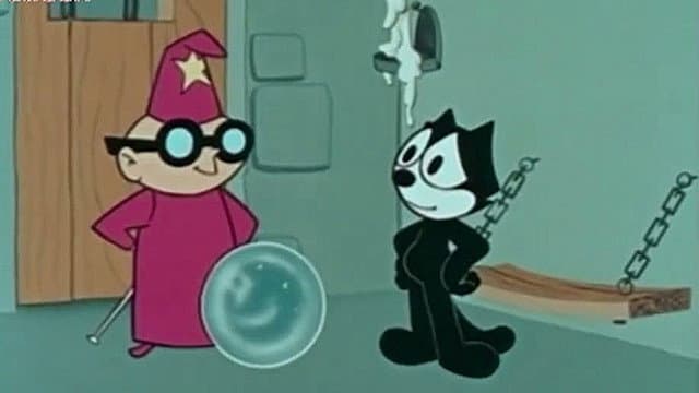 Still from The Professor's Ancestor? The Wizard