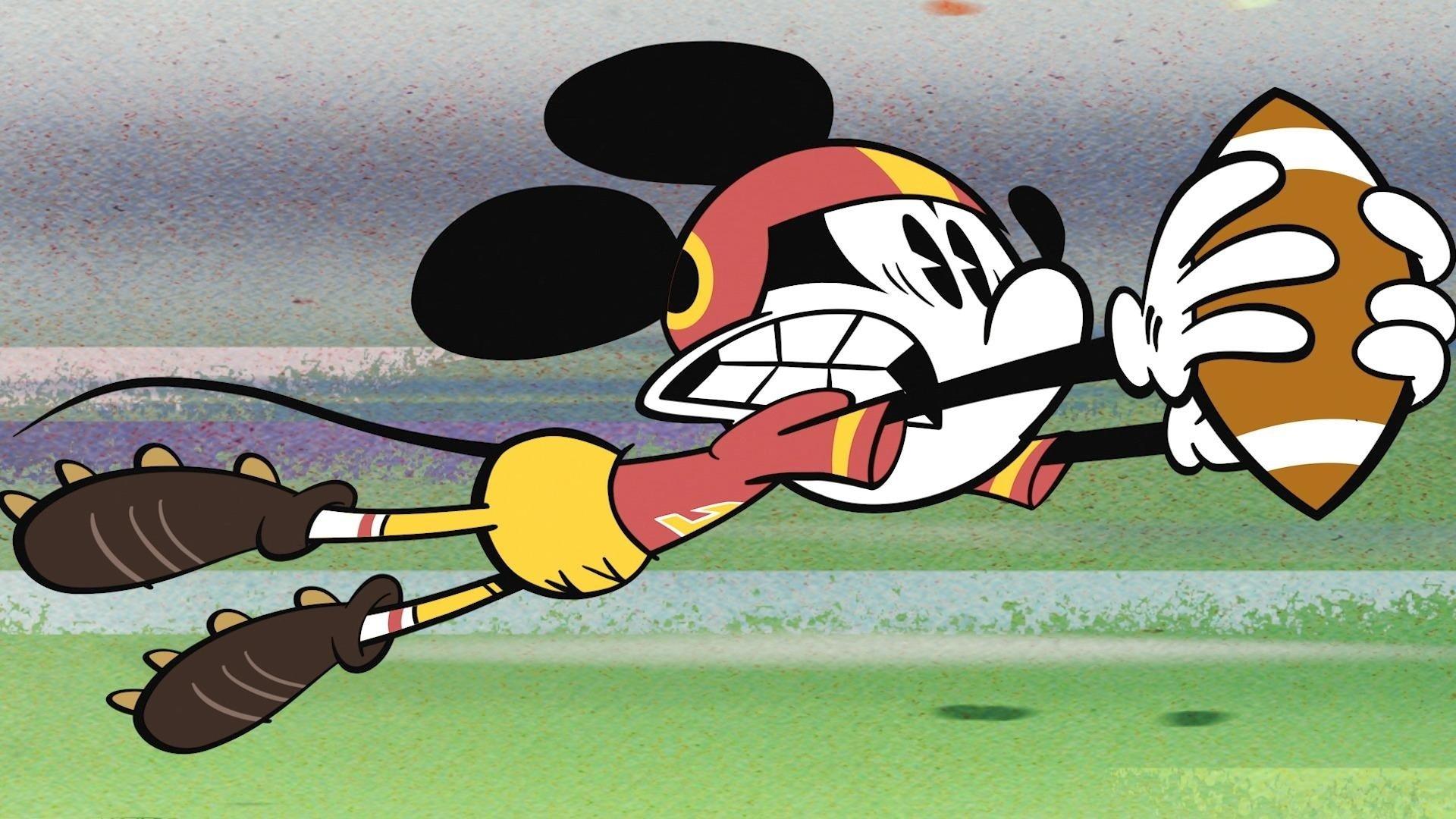 Still from Touchdown and Out