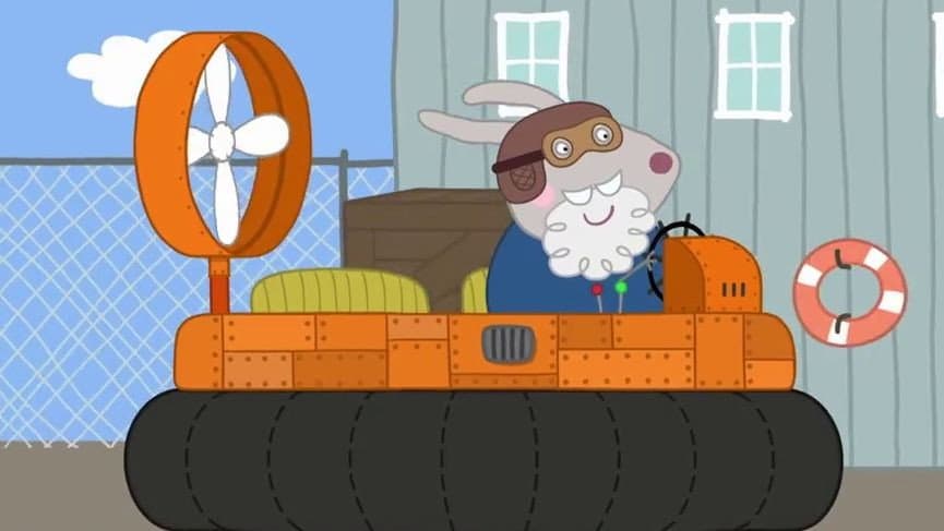 Still from Grampy Rabbit's Hovercraft