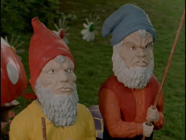 Still from Revenge of the Lawn Gnomes