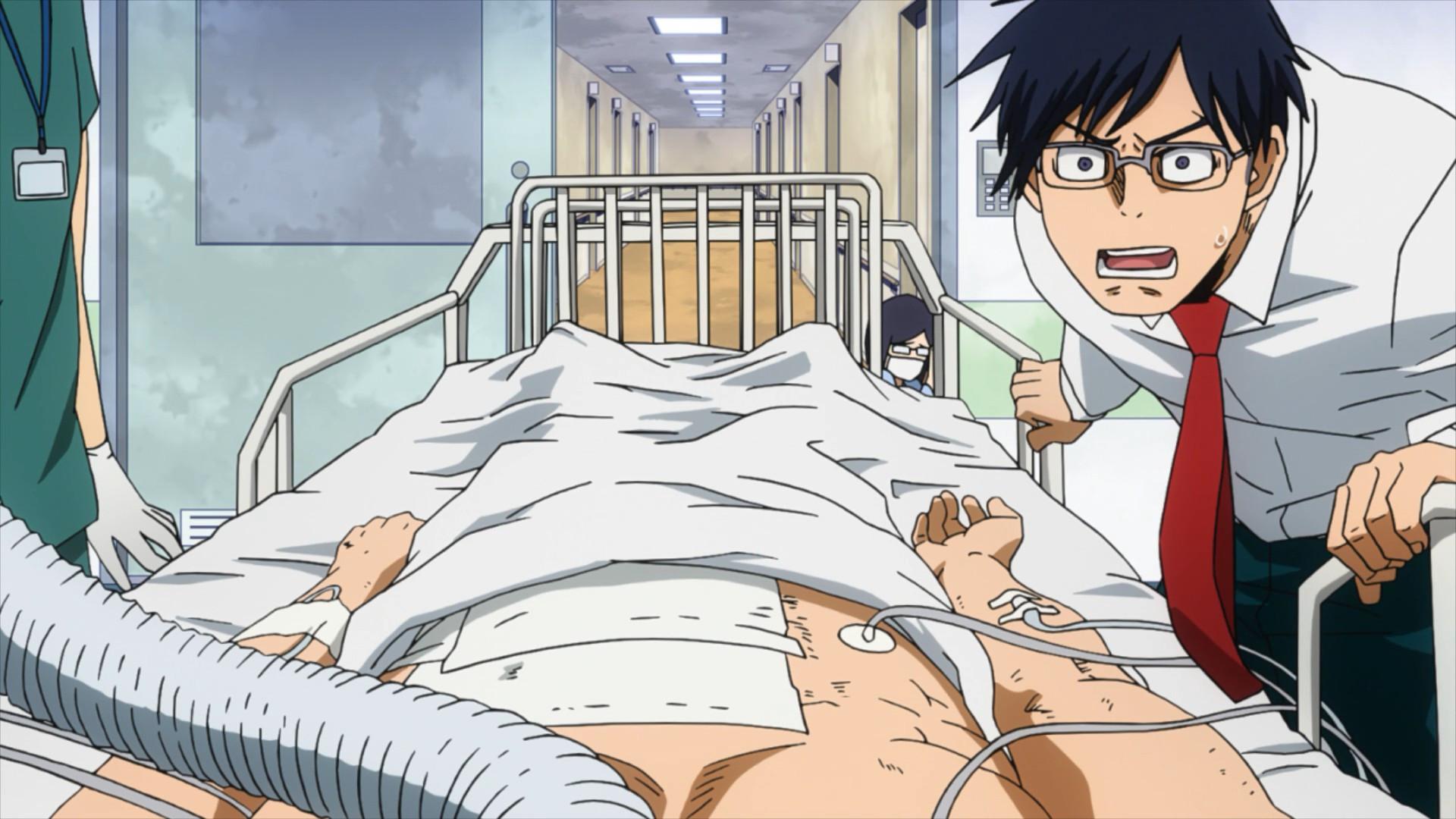 Still from Todoroki vs. Bakugo