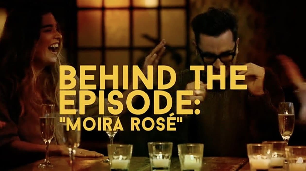 Still from Behind the Episode: "Moira Rosé"